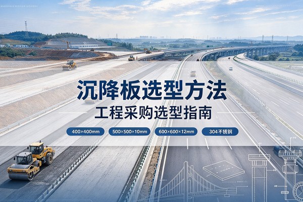 乌恰沉降板选择方法